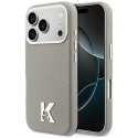 KARL LAGERFELD futerał do IPHONE 17 Pro kompatybilny z MagSafe KLHMP17L5PGFKHGG (PU FW W/ KHead Logo) szary