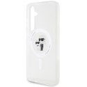 KARL LAGERFELD futerał do SAMSUNG S24 KLHMS24SHGKCNOT (MAGSAFE IML KC) transparentny