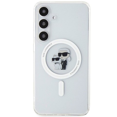 KARL LAGERFELD futerał do SAMSUNG S24 KLHMS24SHGKCNOT (MAGSAFE IML KC) transparentny