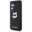 KARL LAGERFELD futerał do SAMSUNG S25 KLHCS25SPGKLCHPK (PU Monogram Choupette Head Pin) czarny