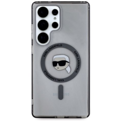 KARL LAGERFELD futerał do SAMSUNG S25 Ultra KLHMS25LHLSKIK (Magnetic IML Metal K. Heads) czarny