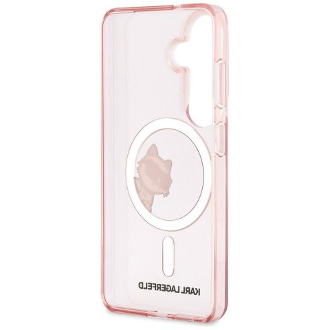 KARL LAGERFELD futerał do SAMSUNG S26 KLHMS26S6HCPSCP (Magnetic IML Peekaboo Choupette) różowy