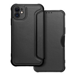 Etui z klapką na iPhone 11 Razor Book czarne