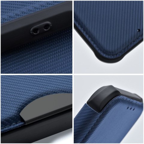 Etui z klapką na Samsung A12 / M12 Razor Book niebieskie