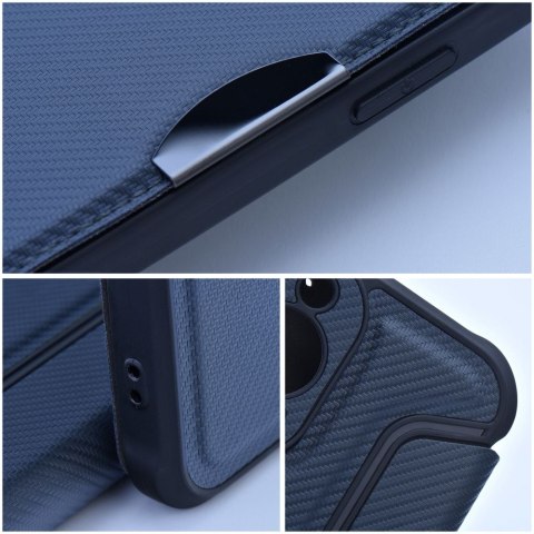 Etui z klapką na iPhone 16 PRO Razor Book niebieskie