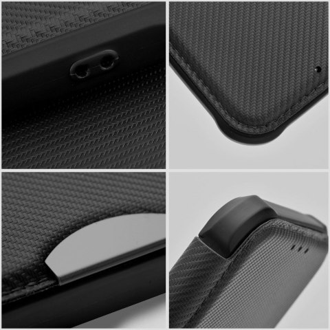 Etui z klapką na iPhone 16e (SE 4 2025) Razor Book czarne