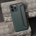 Etui z klapką na iPhone 17 Razor Book ciemnozielone