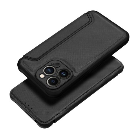 Etui z klapką na iPhone 17 Razor Book czarne