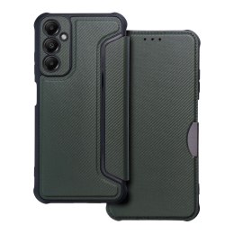 Etui z klapką na Samsung A05s Razor Book ciemnozielone