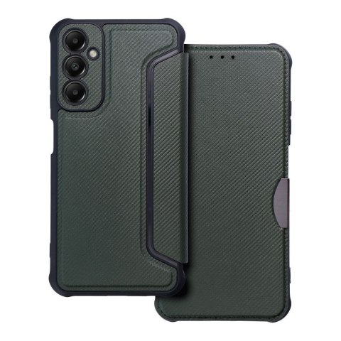 Etui z klapką na Samsung A05s Razor Book ciemnozielone