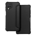 Etui z klapką na Samsung A12 / M12 Razor Book czarne