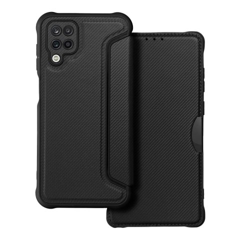 Etui z klapką na Samsung A12 / M12 Razor Book czarne