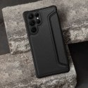 Etui z klapką na Samsung A12 / M12 Razor Book czarne