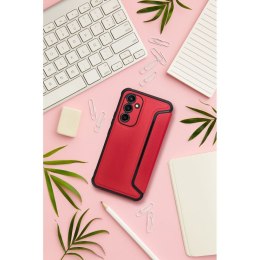 Etui z klapką na Samsung A17 5G Razor Book czerwone