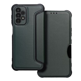 Etui z klapką na Samsung A23 5G Razor Book ciemnozielone