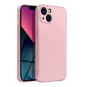 Futerał do iPhone 13 Metallic różowy