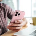 Futerał do iPhone 13 Metallic różowy
