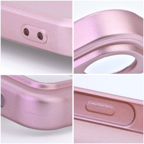 Futerał do iPhone 16 PLUS Metallic różowy