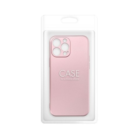Futerał do iPhone 16 PLUS Metallic różowy