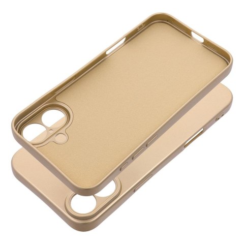 Futerał do iPhone 16 PLUS Metallic złoty