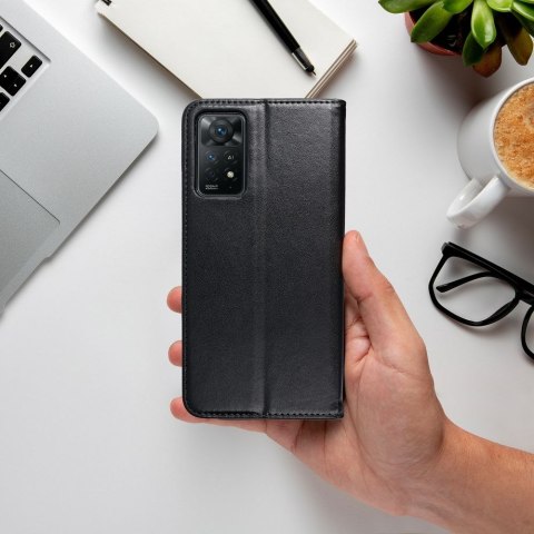 Etui z klapką na Motorola G35 5G Smart Magneto czarne