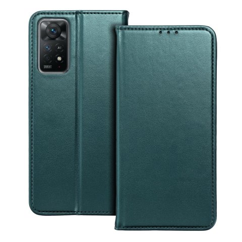 Etui z klapką na Honor 400 Smart Magneto ciemnozielone