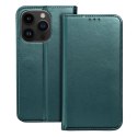 Etui z klapką na iPhone 17 AIR Smart Magneto ciemnozielone