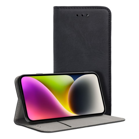 Etui z klapką na Motorola EDGE 60 FUSION Smart Magneto czarne