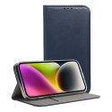 Etui z klapką na Motorola EDGE 60 FUSION Smart Magneto granatowe
