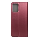 Etui z klapką na Motorola G06 Smart Magneto burgundowe