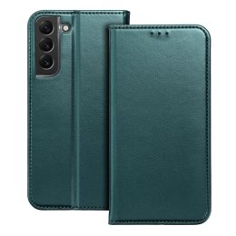 Etui z klapką na Motorola G56 5G Smart Magneto ciemnozielone