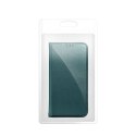 Etui z klapką na Motorola G57 Power Smart Magneto ciemnozielone