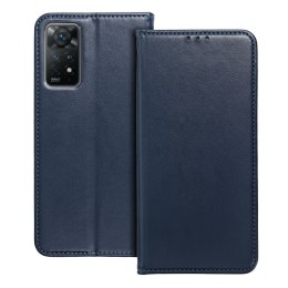 Etui z klapką na Motorola G57 Power Smart Magneto granatowe