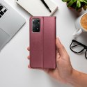 Etui z klapką na Realme 14 5G Smart Magneto burgundowe