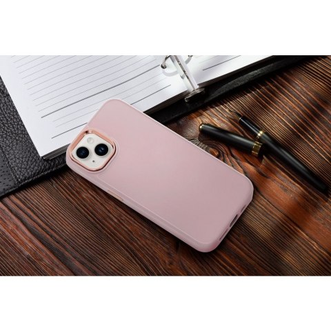 Futerał do Xiaomi Redmi Note 9S / 9 PRO Frame pudrowy róż