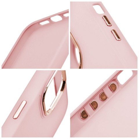 Futerał do Xiaomi Redmi Note 9S / 9 PRO Frame pudrowy róż