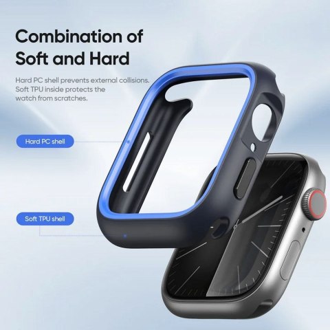 DUX DUCIS futerał BAMO do Apple Watch serii 10 42 mm czarno niebieski