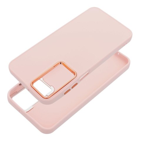 Futerał do Xiaomi Redmi Note 15 PRO 4G Frame pudrowy róż
