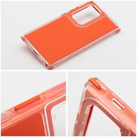 Etui na Samsung A56 5G Matrix pomarańczowe