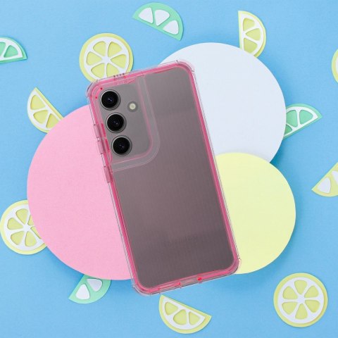 Futerał do Samsung A36 5G Matrix Clear pudrowy róż