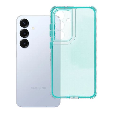 Futerał do Samsung S25 Matrix Clear miętowy