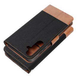 Etui z klapką na Samsung A15 4G / A15 5G Jeans Book czarne
