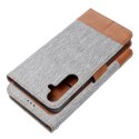 Etui z klapką na Samsung A15 4G / A15 5G Jeans Book szare