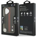 BMW futerał do IPHONE 17 kompatybilny z MagSafe BMHMP17S25PCPSKR (PU Perfotated Stripe Logo) red