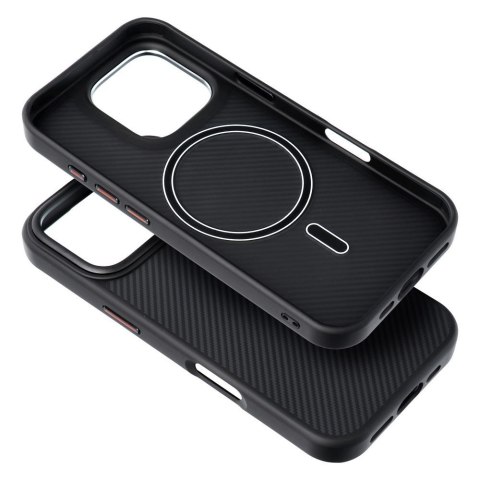 Etui na iPhone 14 PRO MAX Carbon Elite Mag Cover zgodny z MagSafe czarny