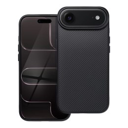 Etui na iPhone 17 AIR Carbon Elite Mag Cover zgodny z MagSafe czarny