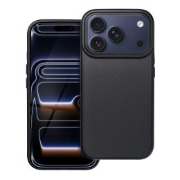 Etui na iPhone 17 PRO Carbon Elite Mag Cover zgodny z MagSafe czarny