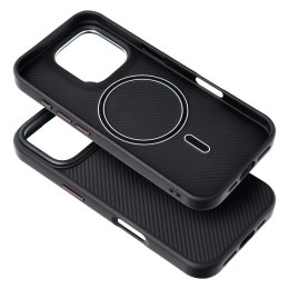 Etui na iPhone 17 PRO Carbon Elite Mag Cover zgodny z MagSafe czarny