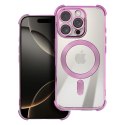 Futerał do iPhone 17 PRO MAX Antishock Electro zgodny z MagSafe purpurowy