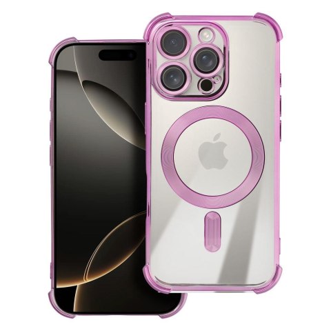 Futerał do iPhone 17 PRO MAX Antishock Electro zgodny z MagSafe purpurowy